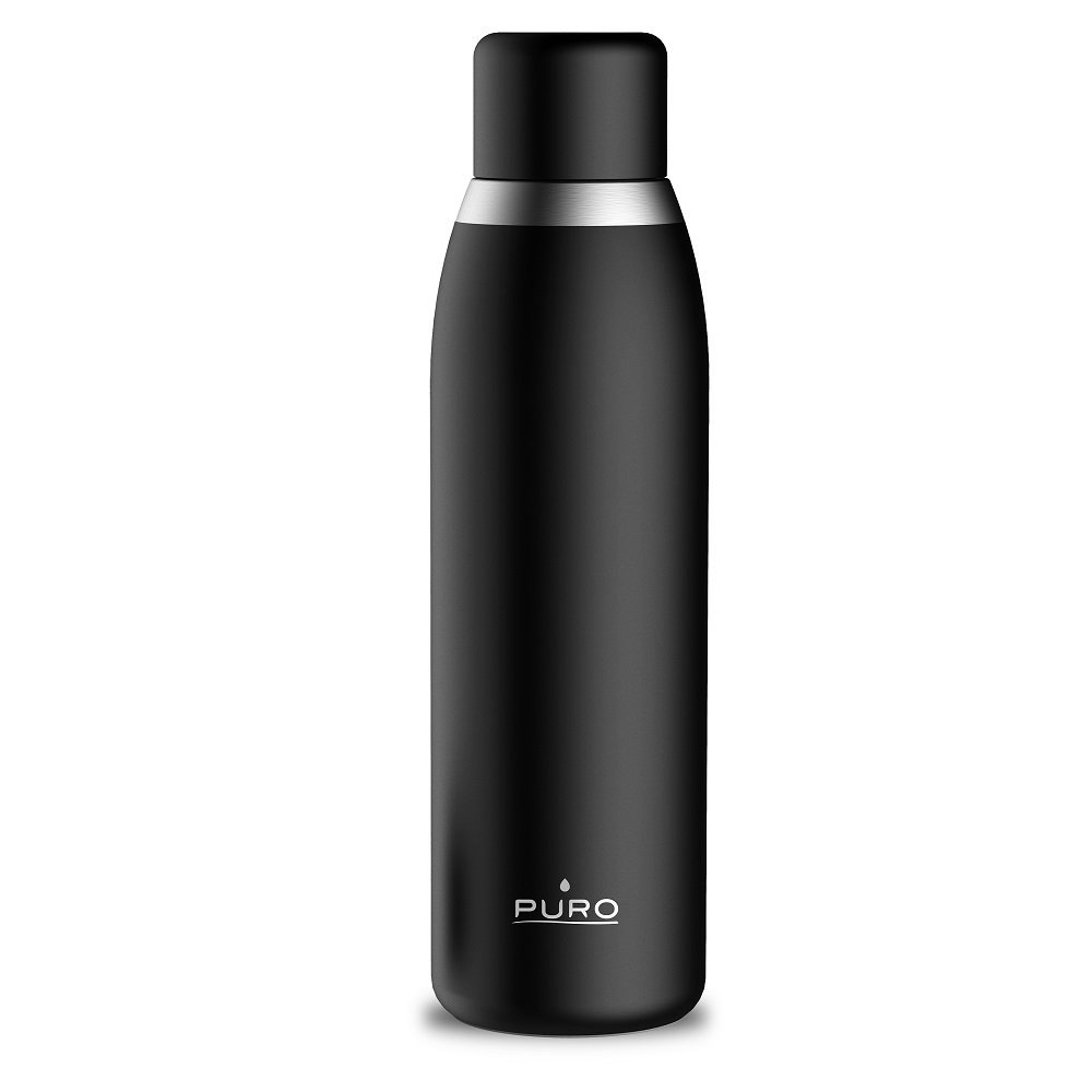 Puro Smart Thermic Bottle Black 500ml Black