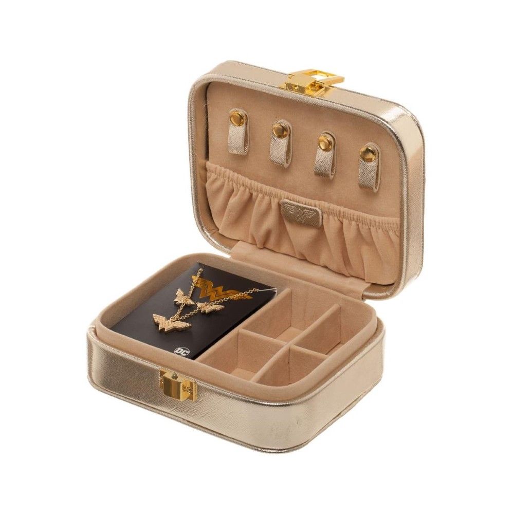 Bioworld Wonder Woman Caboodle and Jewellery Set