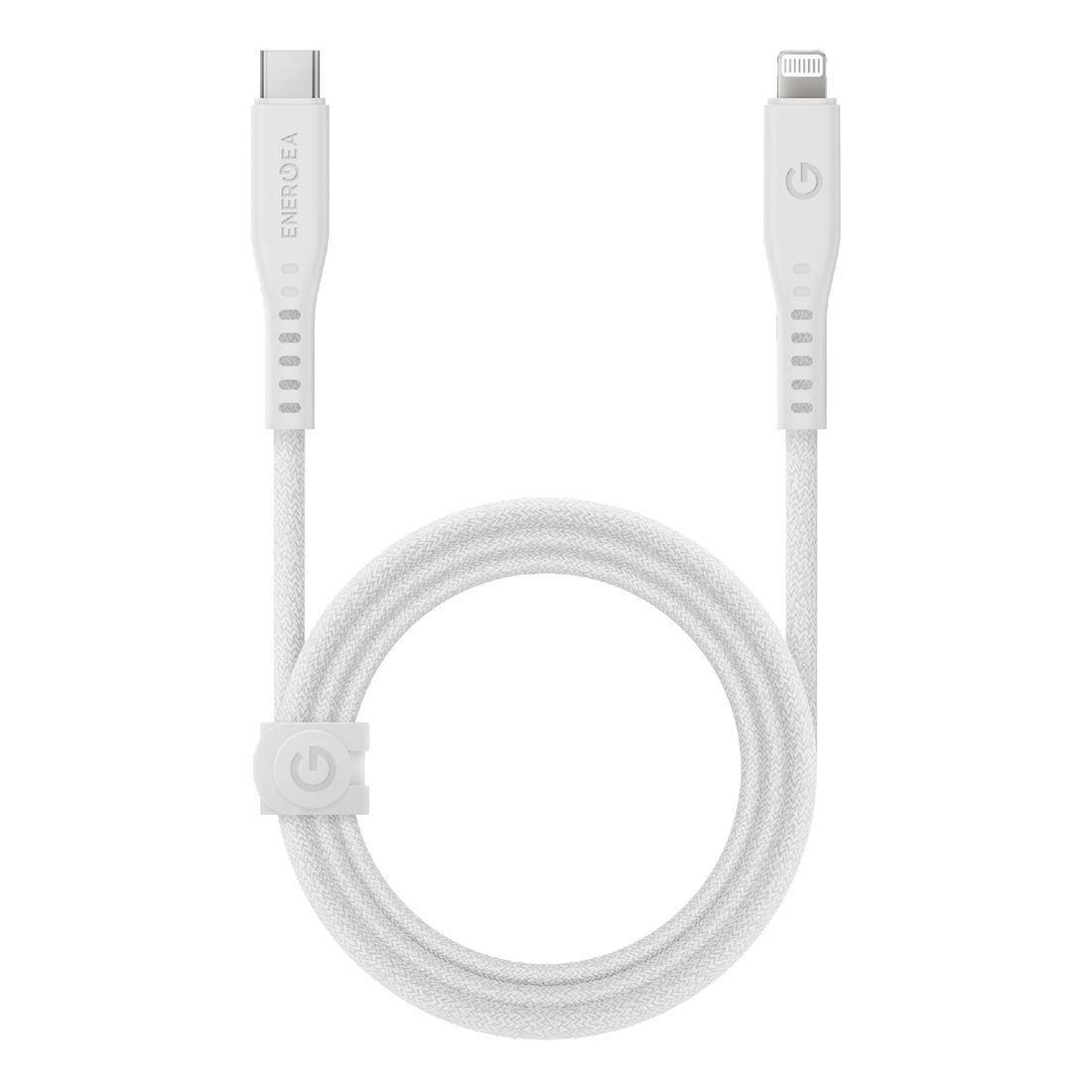 Energea Flow Lightning to USB-C Cable 1.5m - White