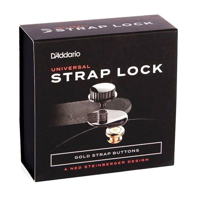 D'Addario Universal Strap Lock System - Gold