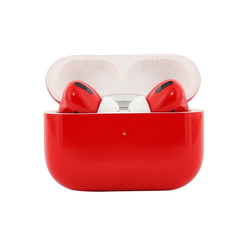 Apple AirPods Pro Noise-Cancelling Earphones with Wireless Charging Case - Matte Red