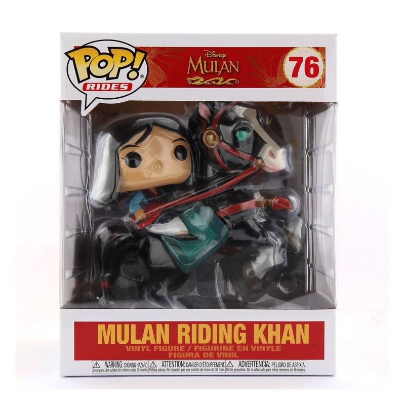 Funko Pop Rides Mulan On Khan Vinyl Figure