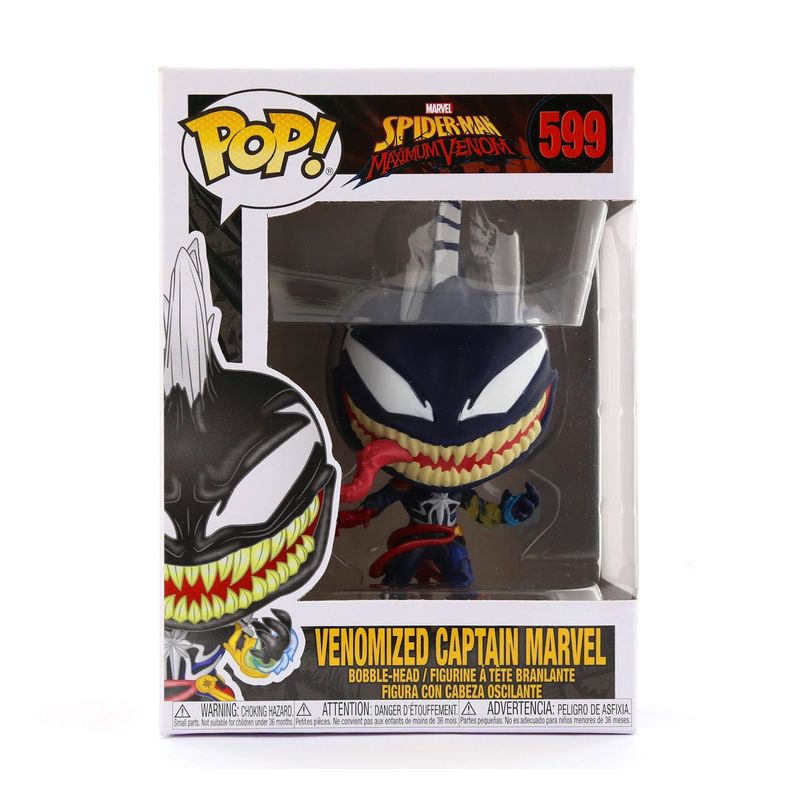 Funko Pop Marvel Max Venom Captain Marvel Vinyl Figure