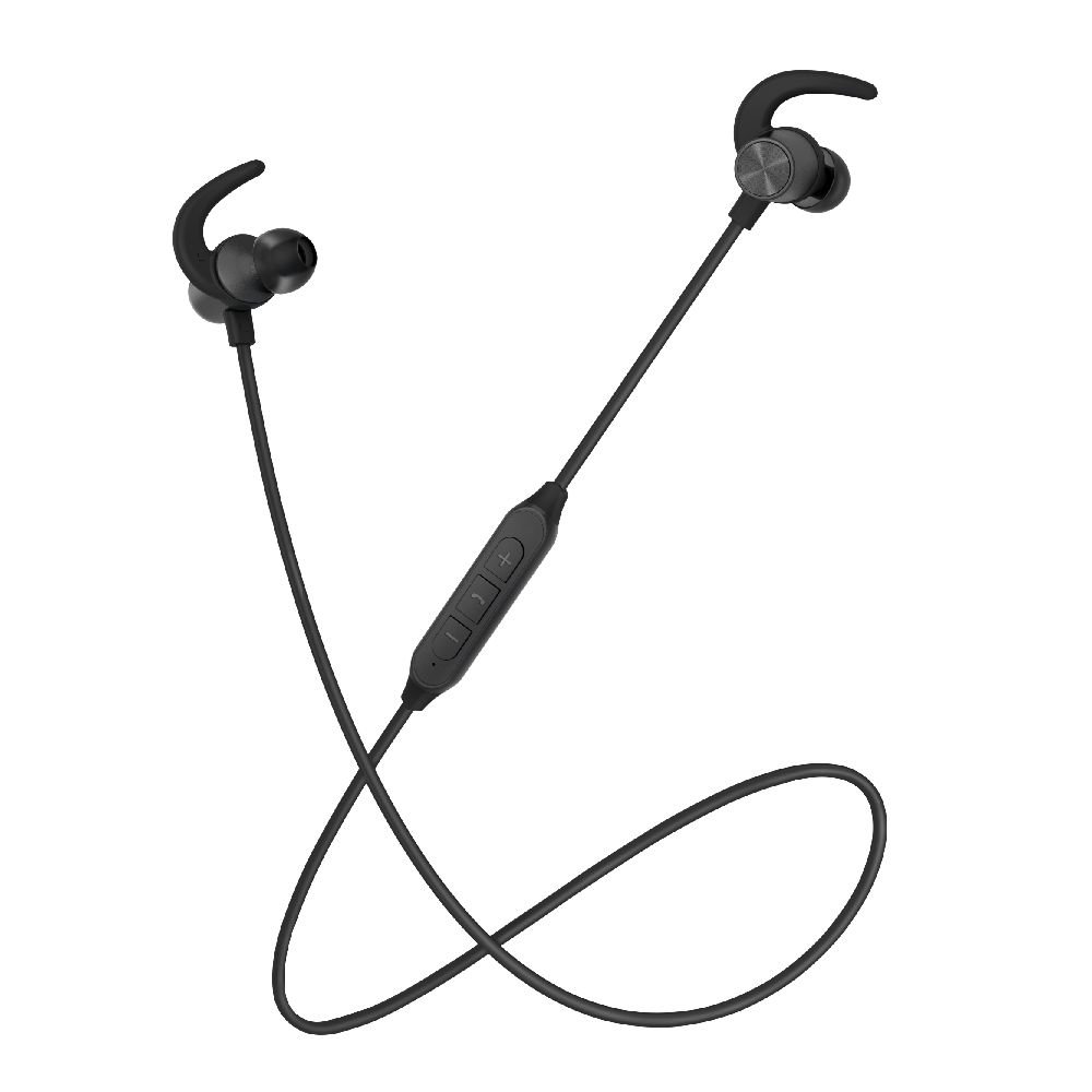 Motorola VerveLoop 105 Sport Black Wireless In-Ear Earbuds with Back Band Wear Style