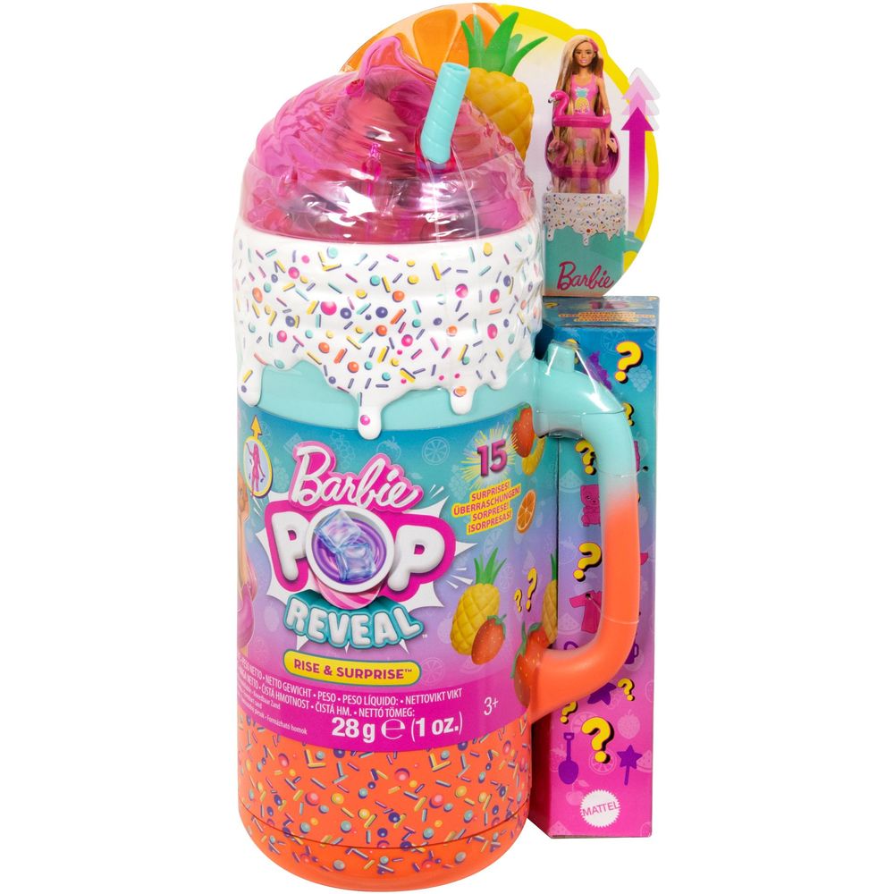 Barbie ️ Pop Reveal Fruit Series Giftset Tropical Smoothie Doll HRK57