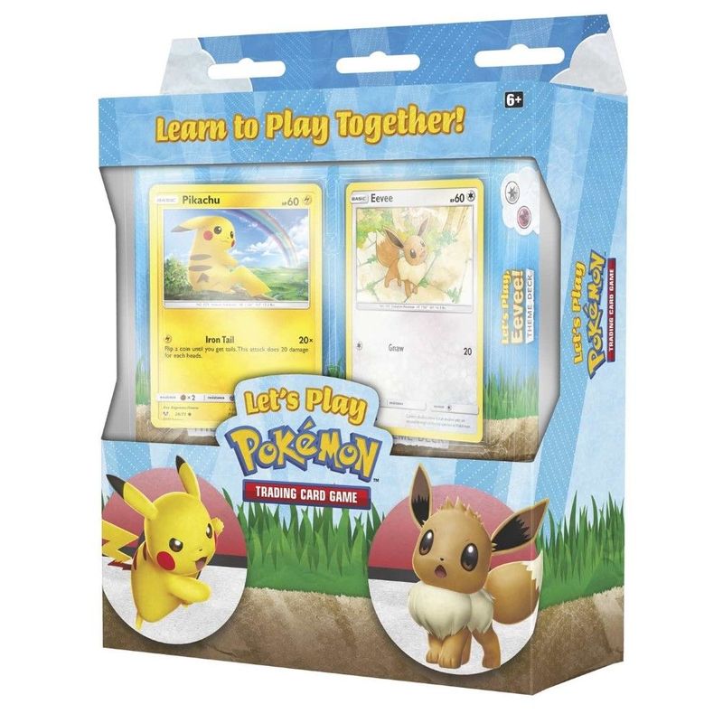Pokemon TCG Let's Play Pikachu Eevee Theme Deck Box (Assortment - Includes 1)