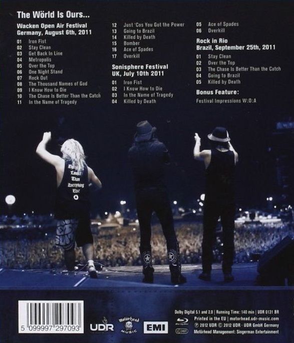 Motorhead The World Is Ours Blu-Ray Vol. 2 | Motorhead