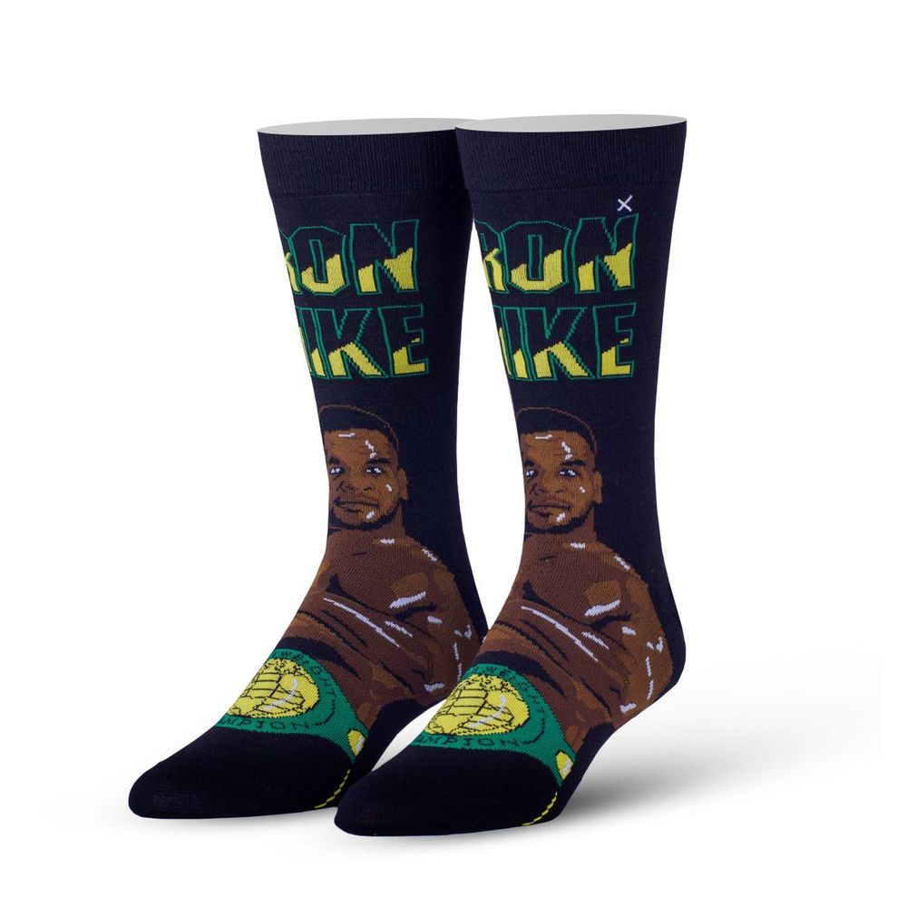Odd Sox Iron Mike Tyson Knit Men's Socks (Size 6-13)