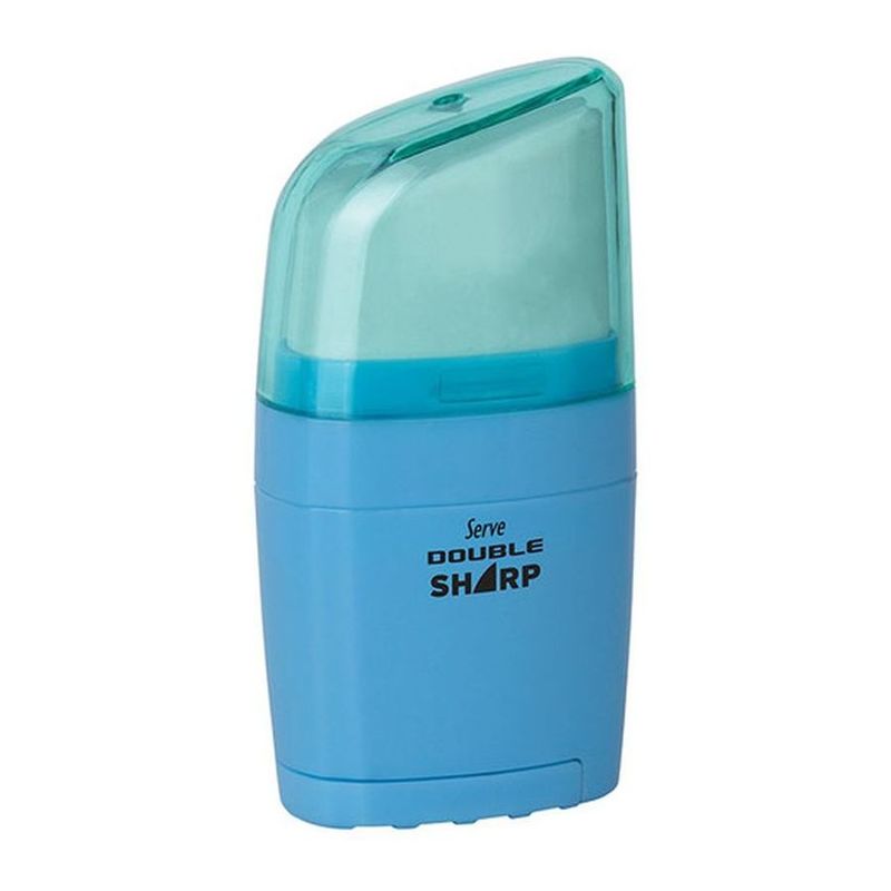 Serve Double Sharp Eraser & Sharpener Combo Sky Blue
