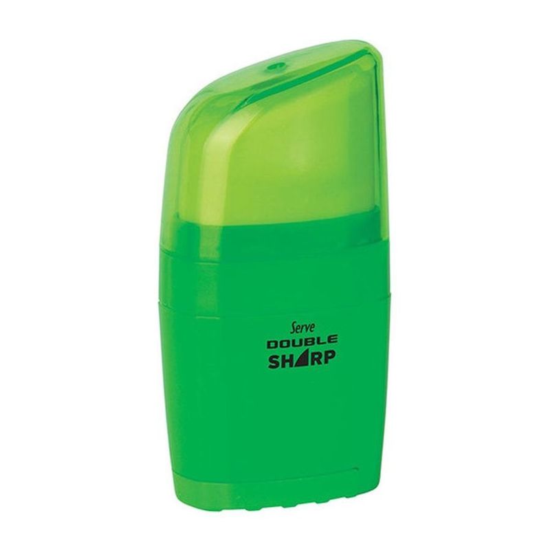 Serve Double Sharp Eraser & Sharpener Combo Apple Green