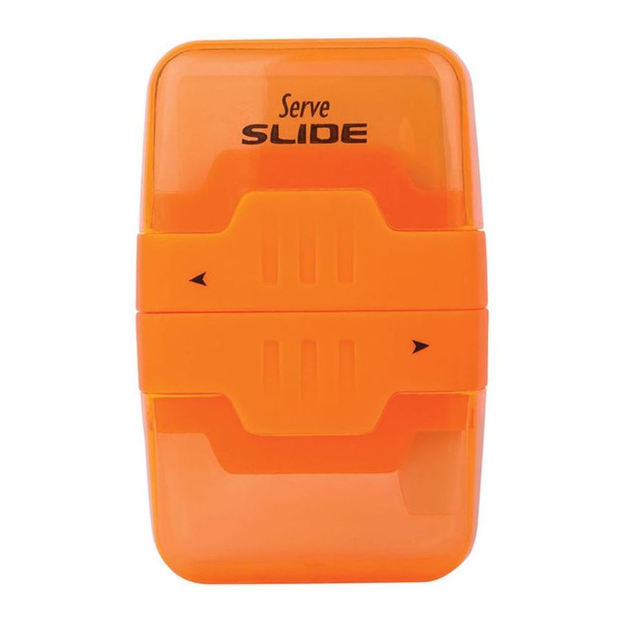Serve Slide Eraser & Sharpener Combo Orange