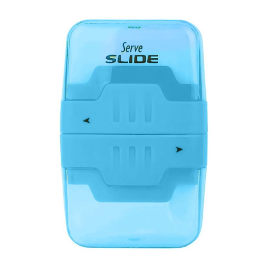 Serve Slide Eraser & Sharpener Combo Blue