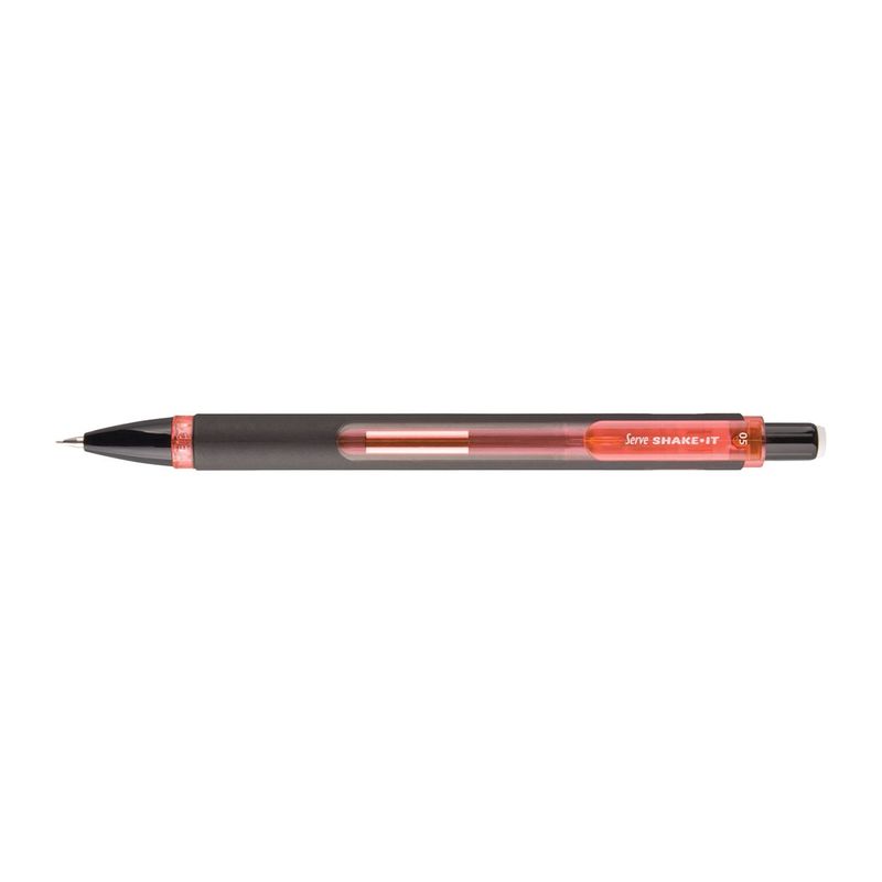 قلم ميكانيكي Serve Shake-It - أحمر - 0.5 مم