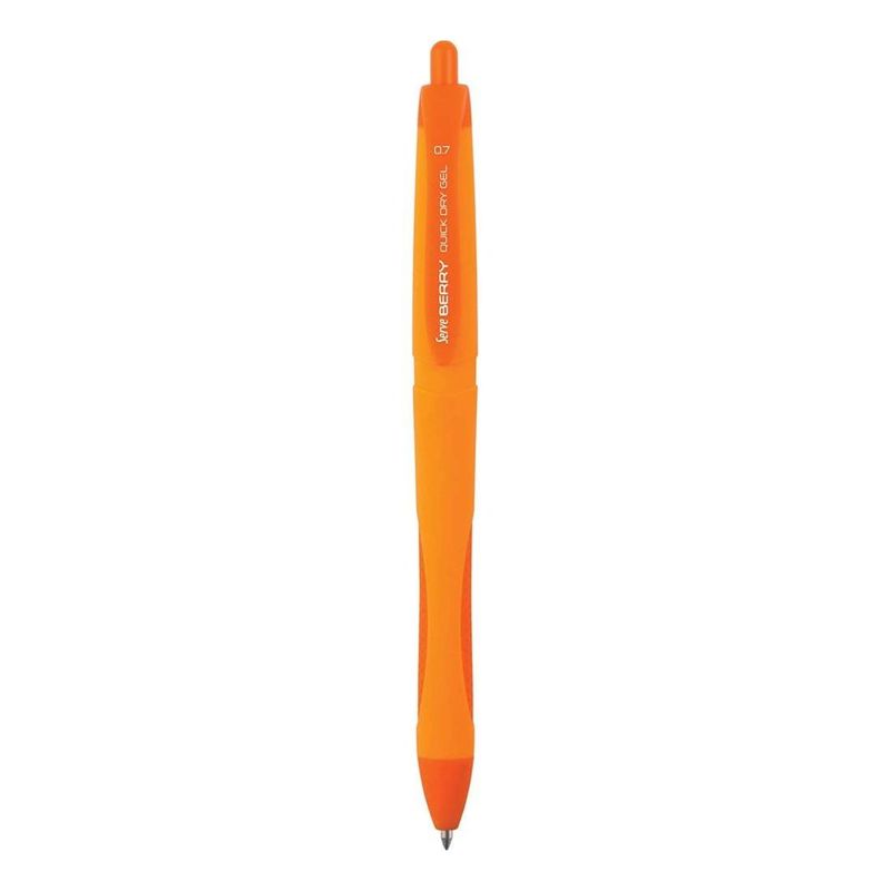 قلم جل سريع الجفاف Serve Berry - برتقالي باستيل - 0.7 مم