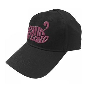 Ok Sales Pink Floyd Retro Swirl Logo Baseball Cap Black