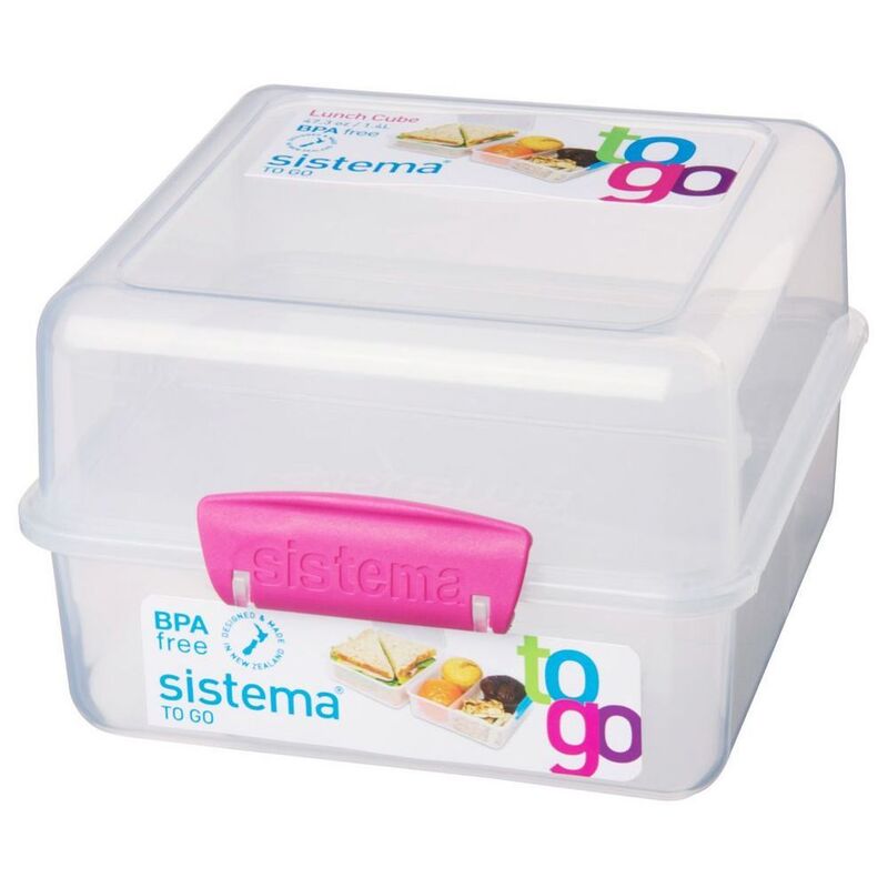 Sistema To Go Version Large Lunch Box with Moveable Compartment
