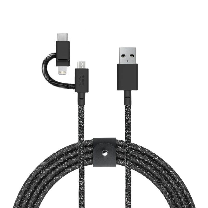 Native Union Belt 3-in-1 Cosmos Lightning/Micro/Type-C Cable 2m