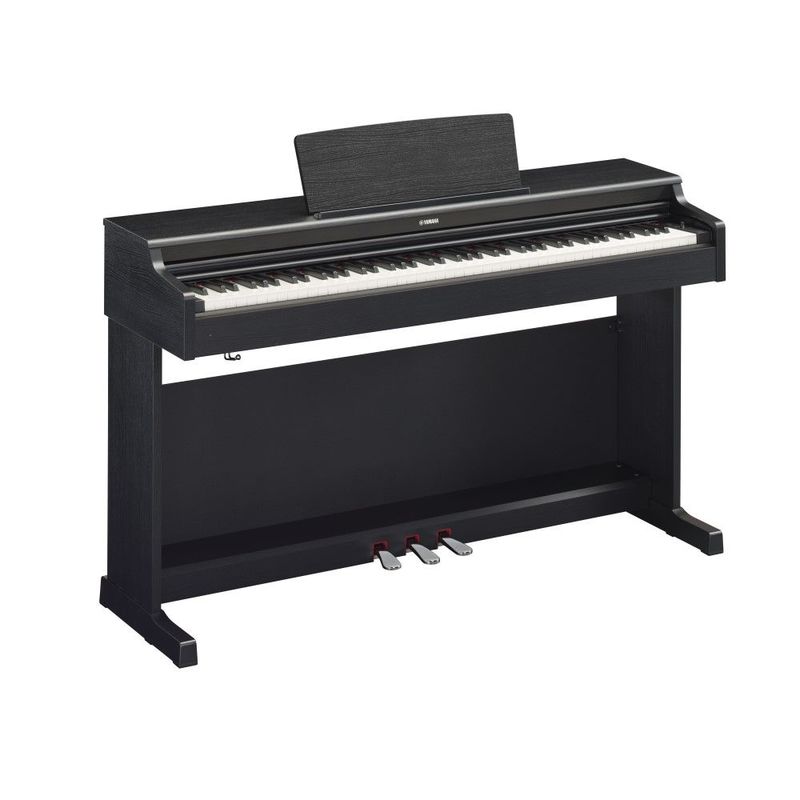 بيانو ياماها أريوس Ydp-164 الرقمي مع مقعد، لون أسود