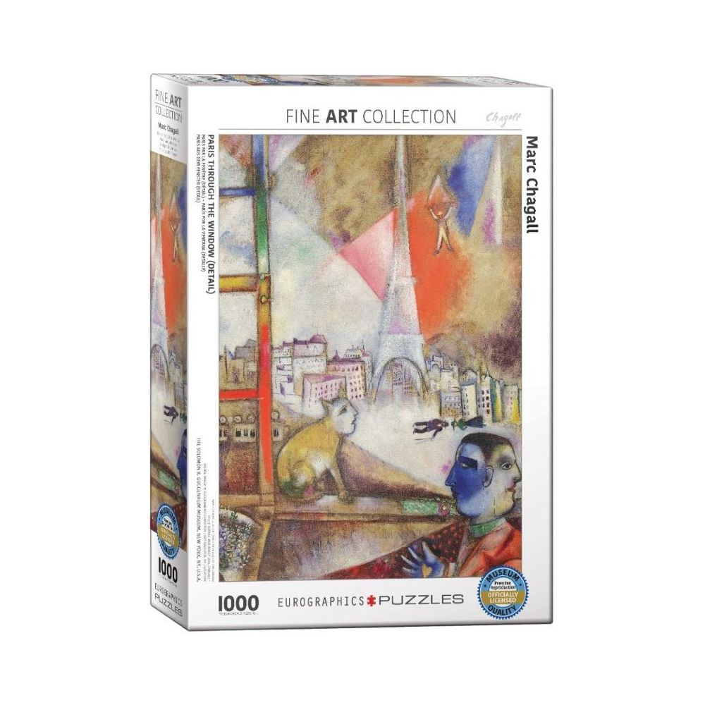 Eurographics Paris Through The Window By Marc Chagall 1000 Pcs Jigsaw Puzzle