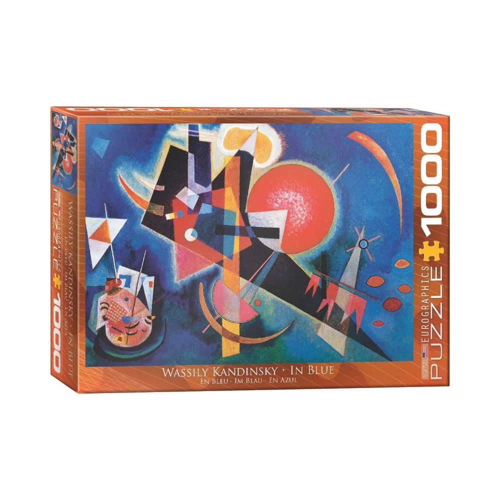 Eurographics In Blue By Wassily Kandinsky 1000 Pcs Jigsaw Puzzle