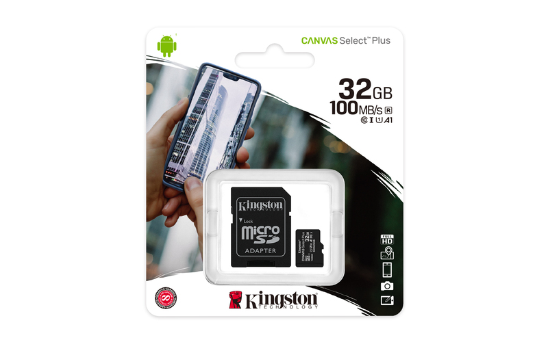 Kingston Canvas Select Plus microSD Card SDCS2 - 32GB