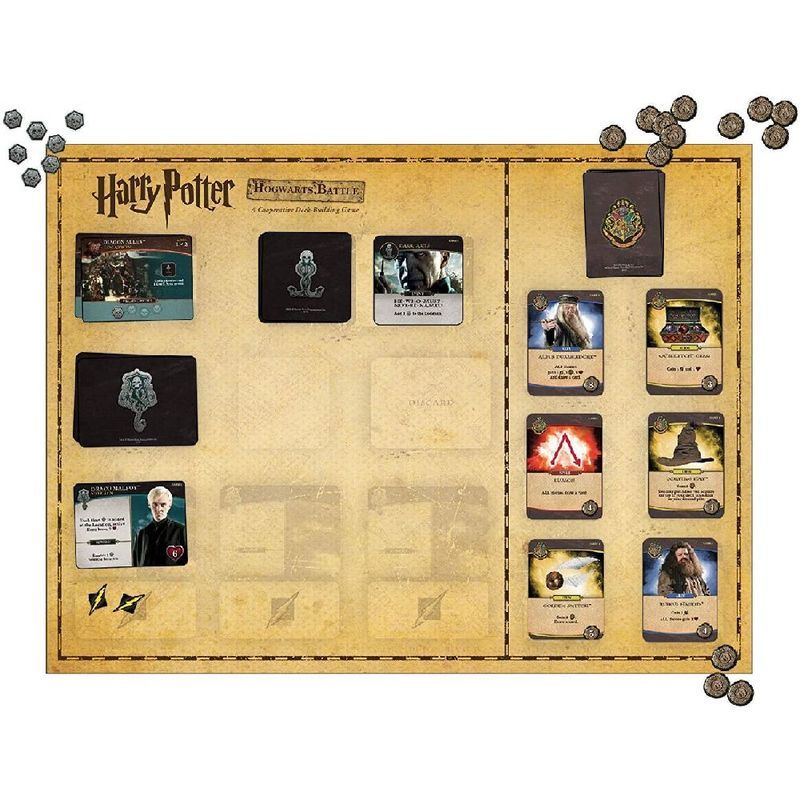 USAopoly Harry Potter Hogwarts Battle A Cooperating Deck-Building Game