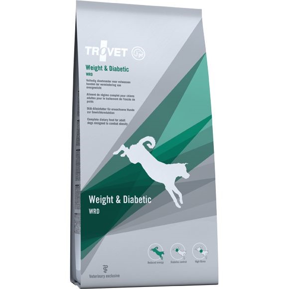 Trovet Weight Control & Diabetic Dog Dry Food 3Kg