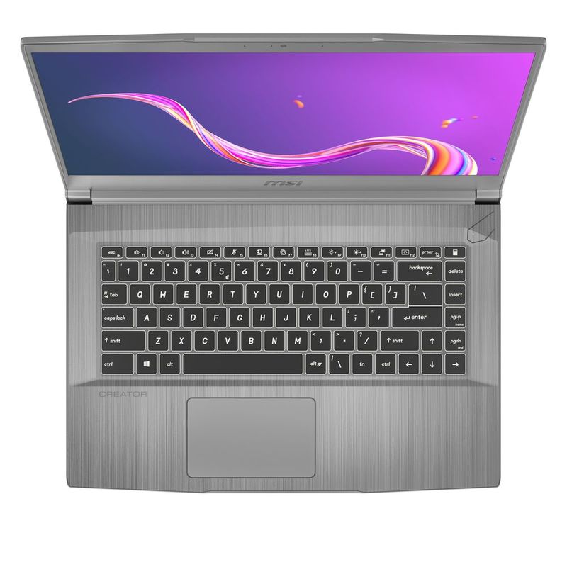 MSI Creator 15M A10SE Laptop i7-10750H/16GB/1TB SSD/NVIDIA GeForce RTX 2060 6GB/15.6-inch FHD Displuy/144Hz/Windows 10 Home Advanced/Grey Silver