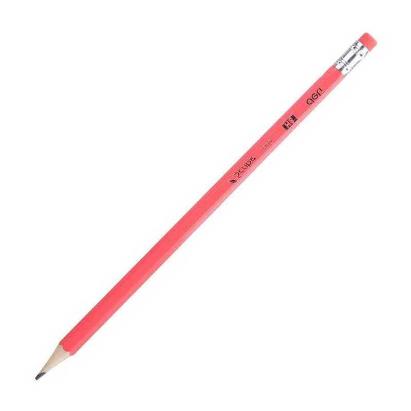 Deli Graphite Pencils HB with Eraser (12 Pack)