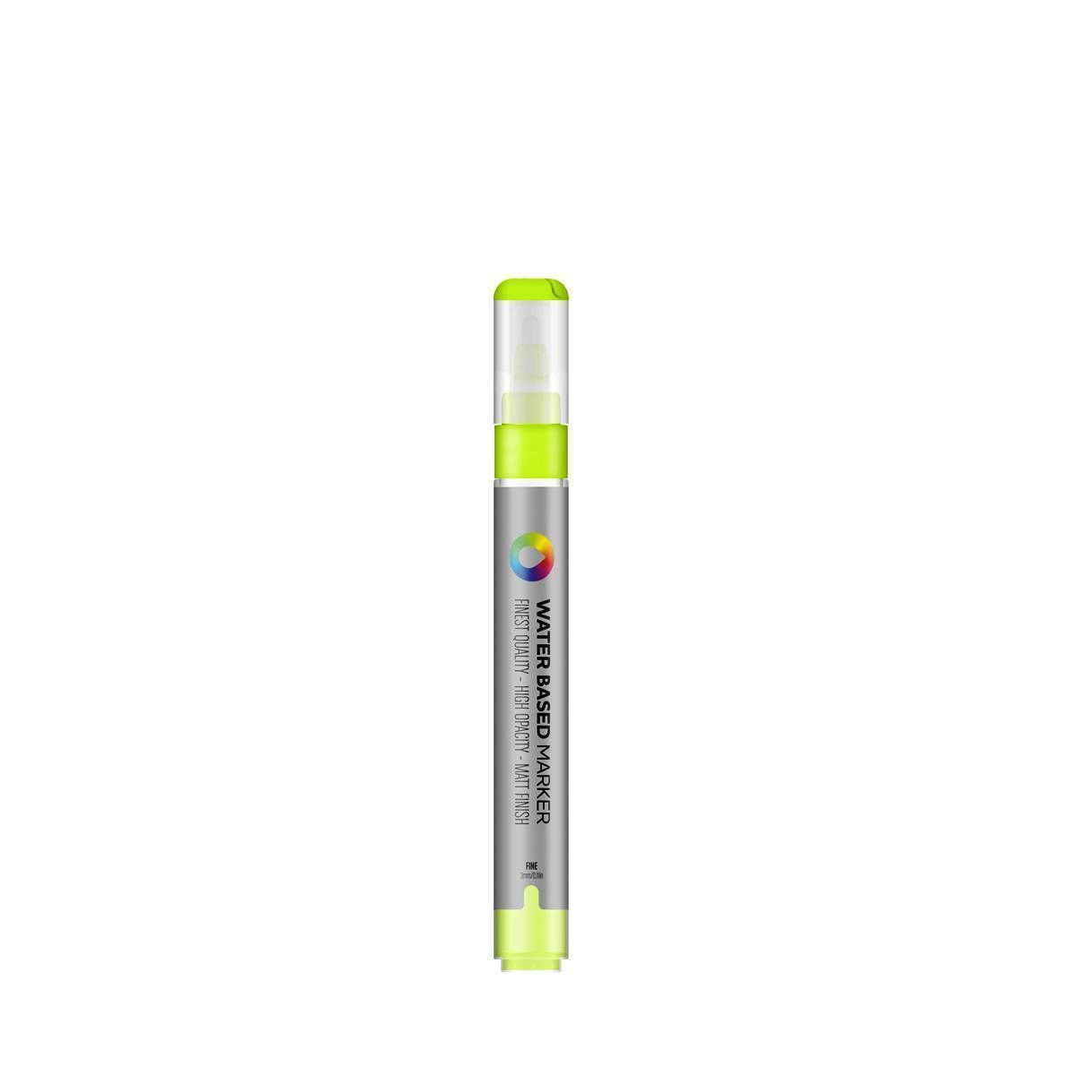 Montana Colors Water Based 100 Marker Brilliant Yellow Green 3mm