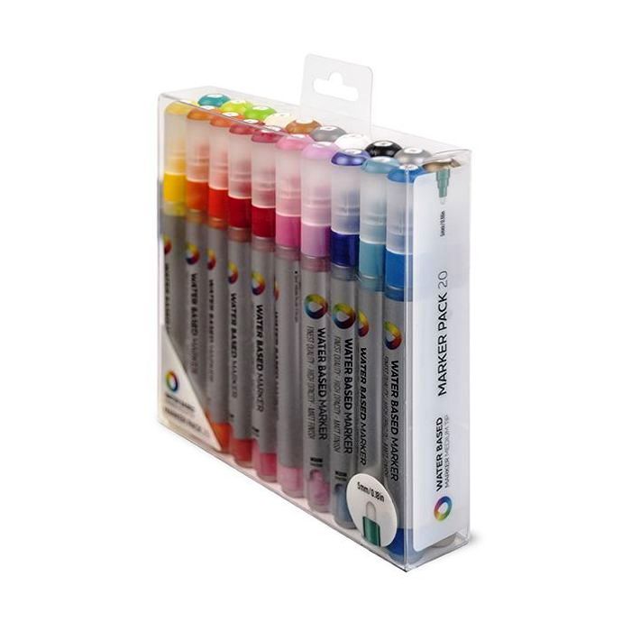 Montana Colors Water Based Markers Medium 5 mm (Pack of 20)