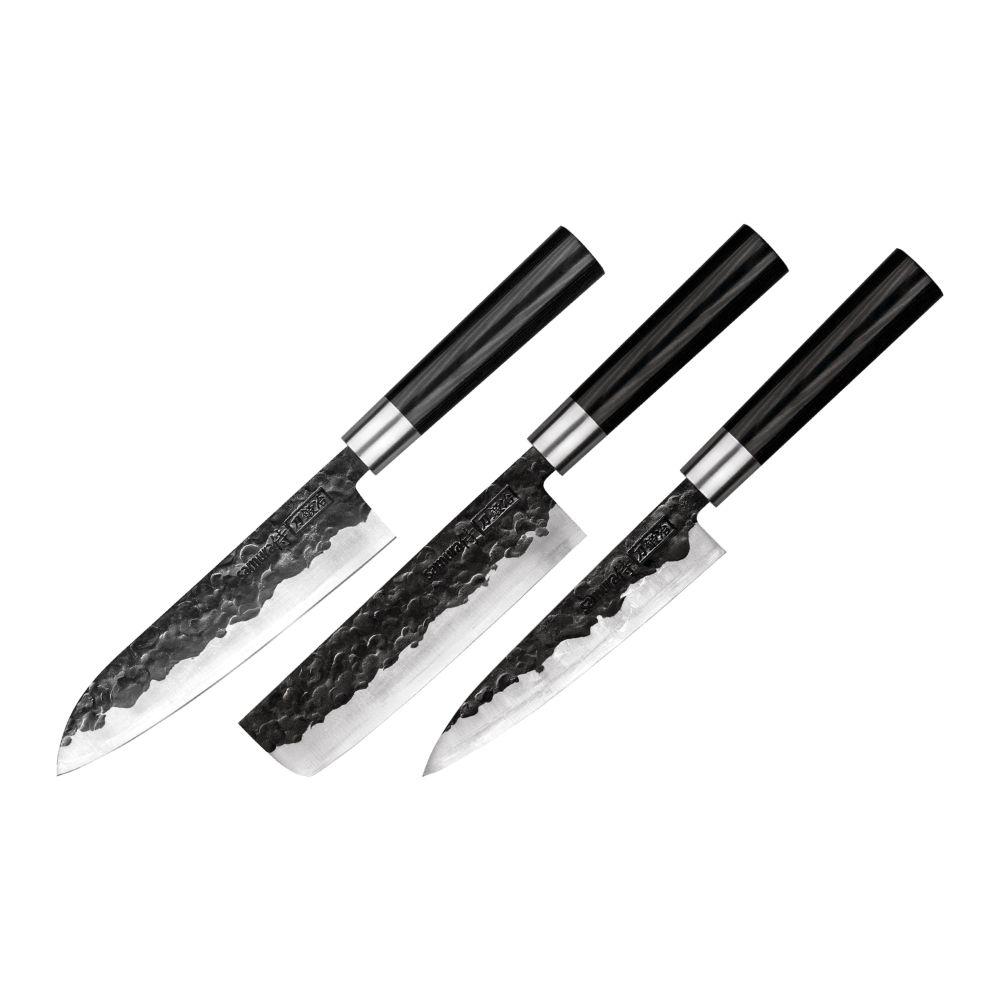 Samura Blacksmith Stainless Steel Kitchen Knives Set (Set of 3)