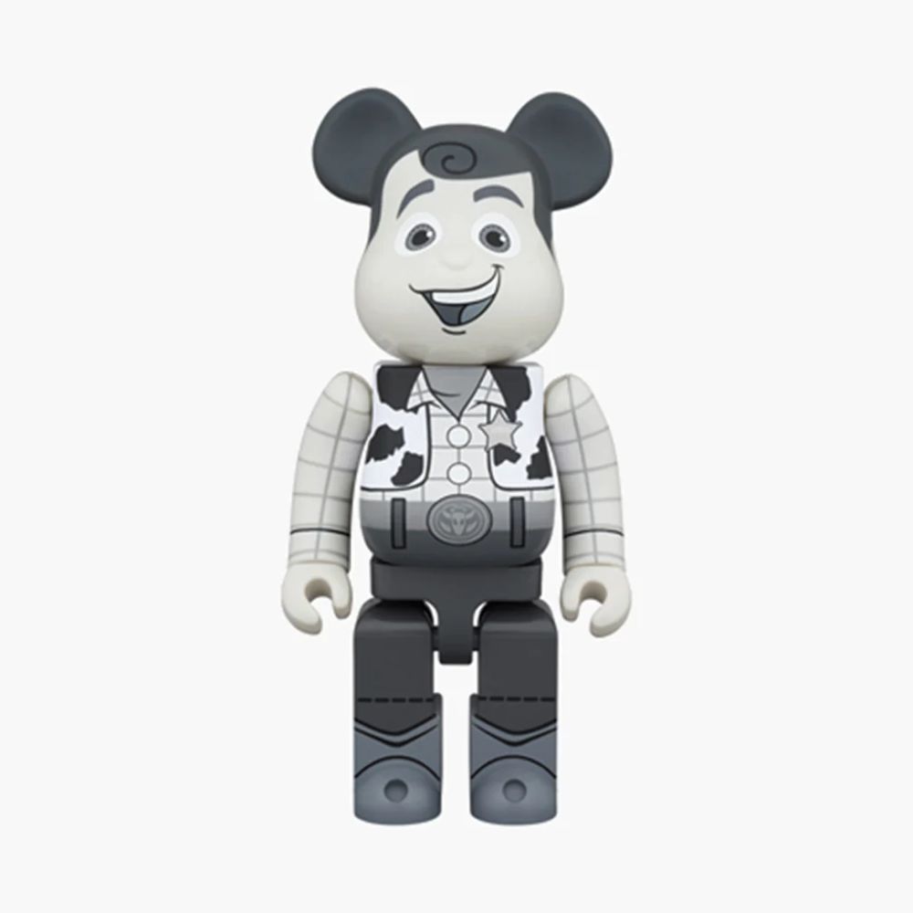 Bearbrick 1000% Toy Story Woody Black And White Figure (72cm)