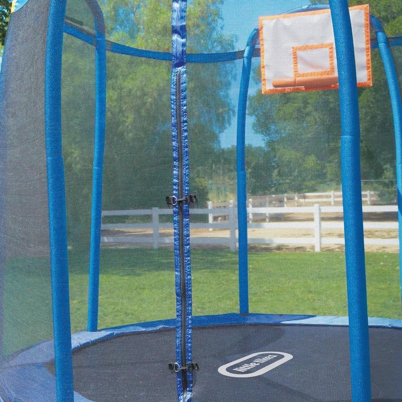 Little Tikes 10 Feet Sports Trampoline With Basket Ball Hoop