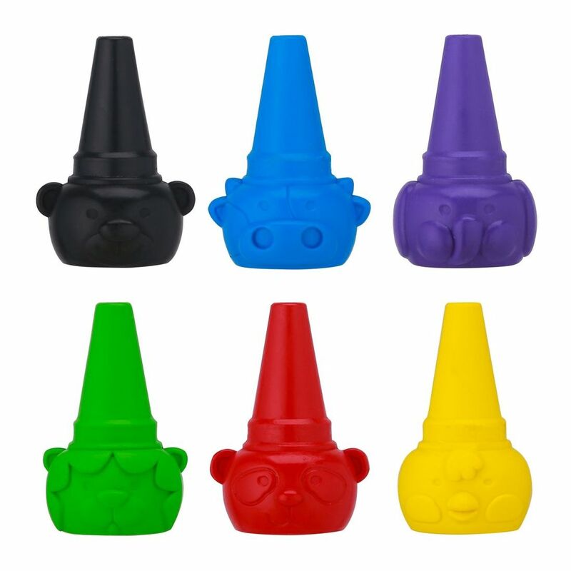 Deli Finger Crayons 6 Colors