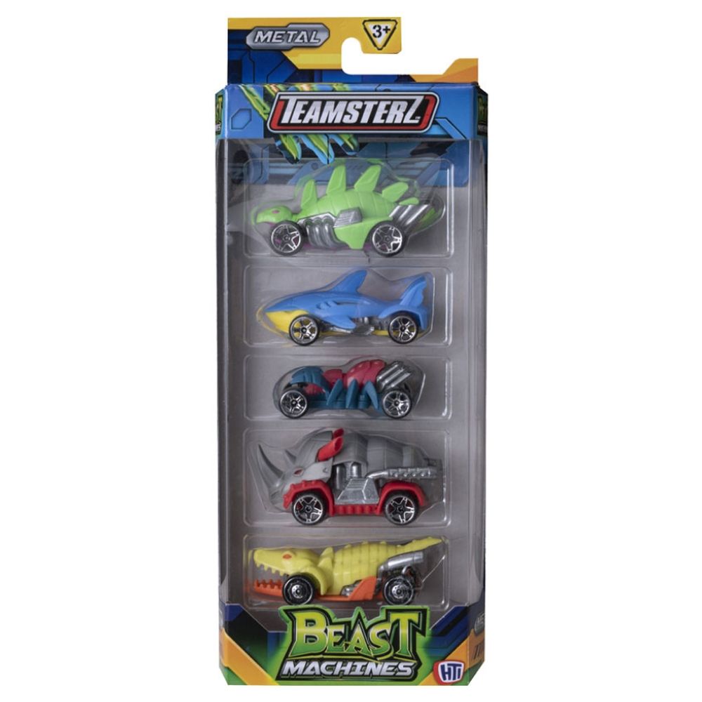 Teamsterz Beast Machines Die-Cast Car 1417434 (Pack of 5) (Assortment - Includes 1)