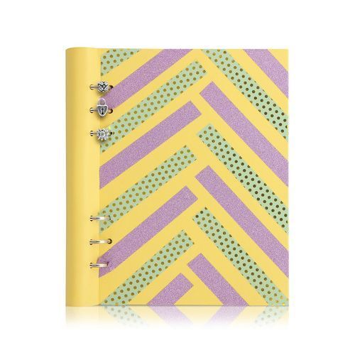 Filofax Classic A5 Clipbook Customise Creative Kit Lemon Notebook