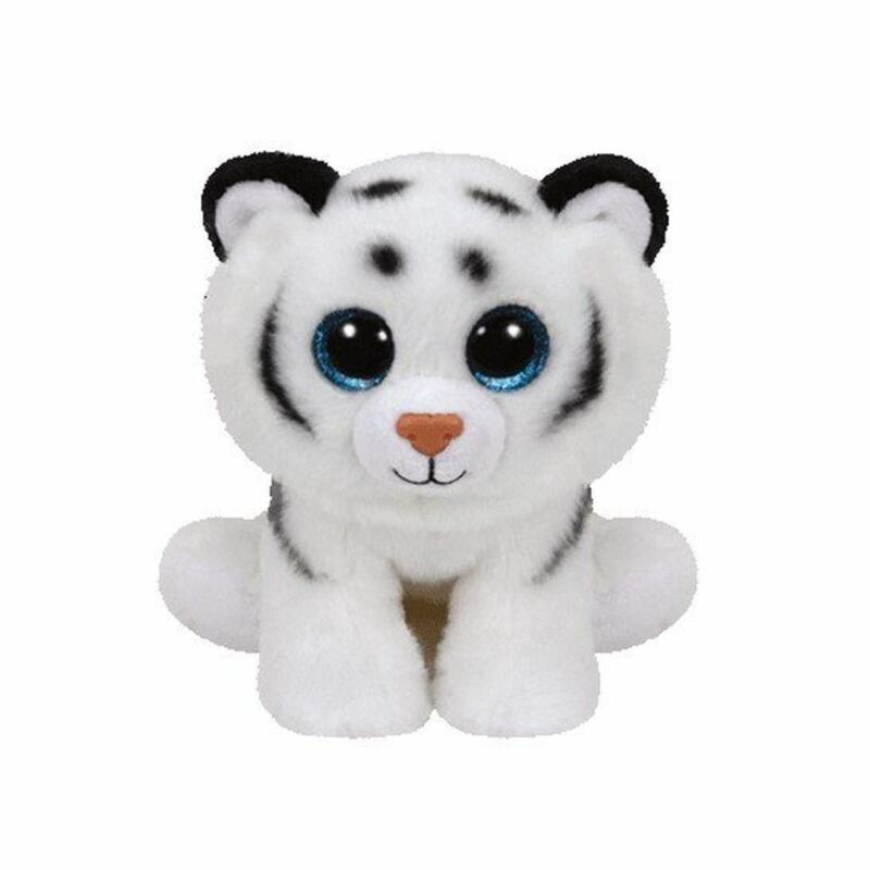 Ty Beanie Boos Tundra The White Tiger Clip 3 Inch