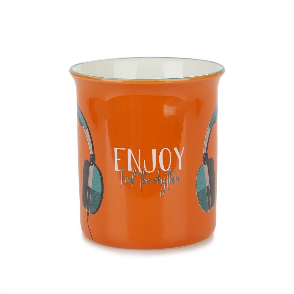 Balvi Enjoy Orange Ceramic Mug 312ml