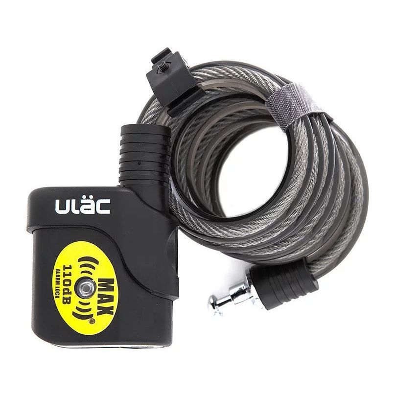 Ulac Bulldog Alarm Cable Lock Black