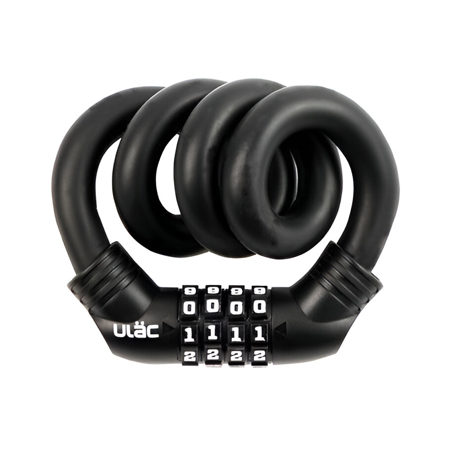 Ulac 1970 Memory Cable Lock Combo Black