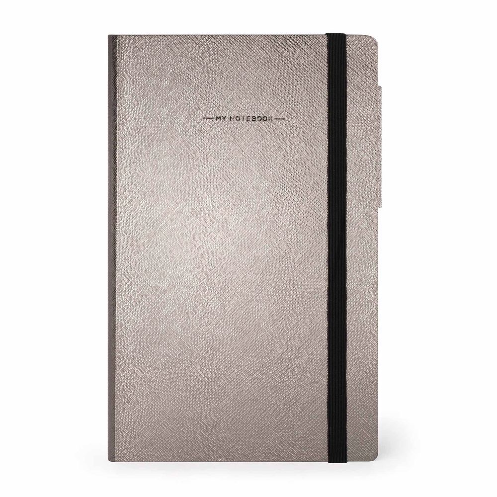 Legami My Notebook - Medium (A5) - Lined - Grey Diamond