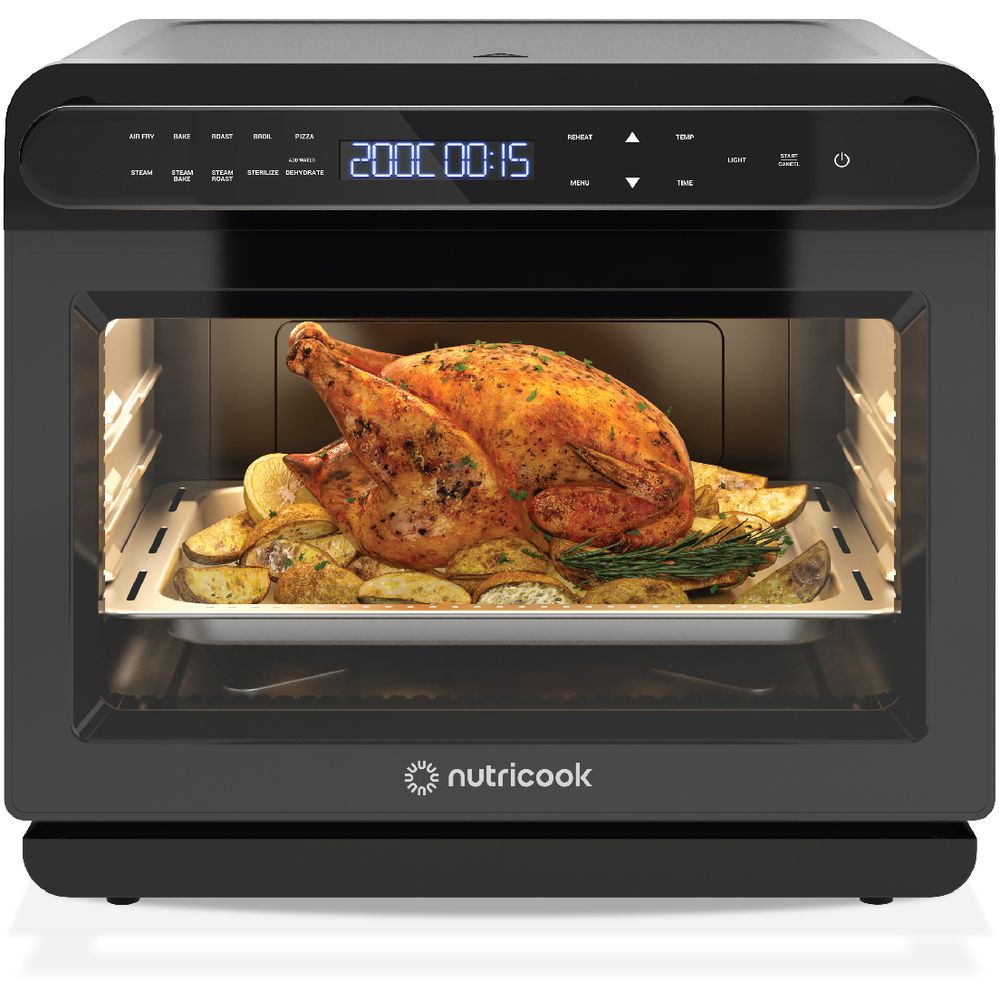Nutricook Steami - Steam + Air Fryer Oven 24L - Black