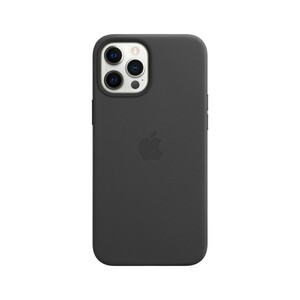 Apple Leather Case Black with MagSafe for iPhone 12 Pro Max
