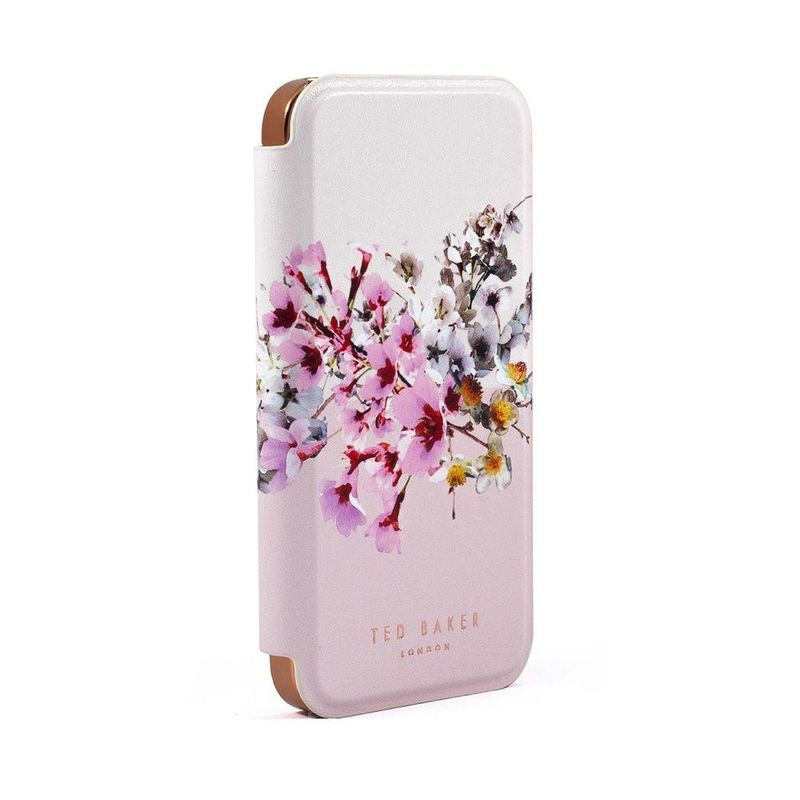 Ted Baker Folio Case Jasmine Pink Cream Rose Gold for iPhone 12 Pro Max