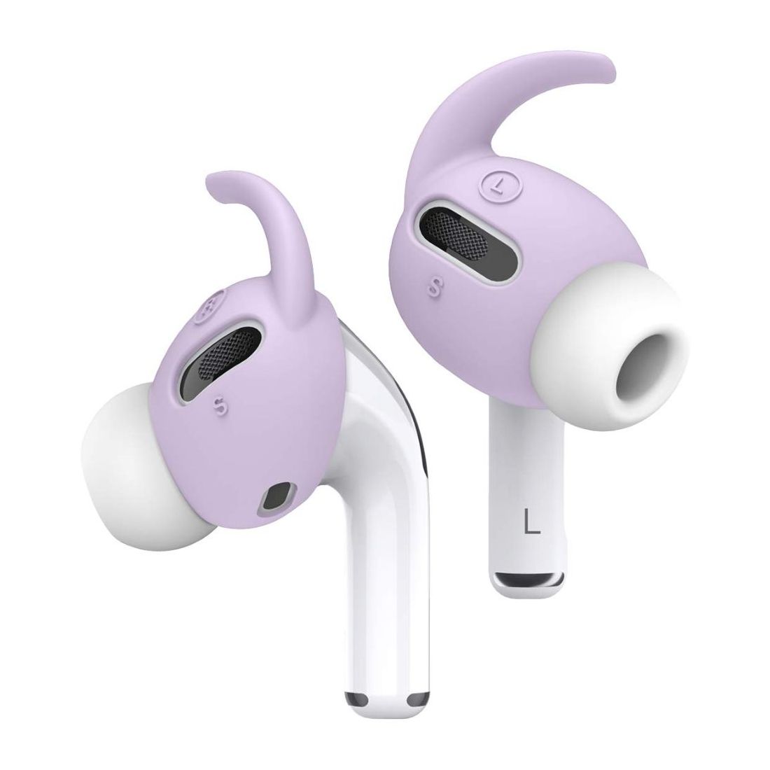 Elago Apple AirPods Pro Earbuds Hook Cover Lavender 2 Large + 2 Small
