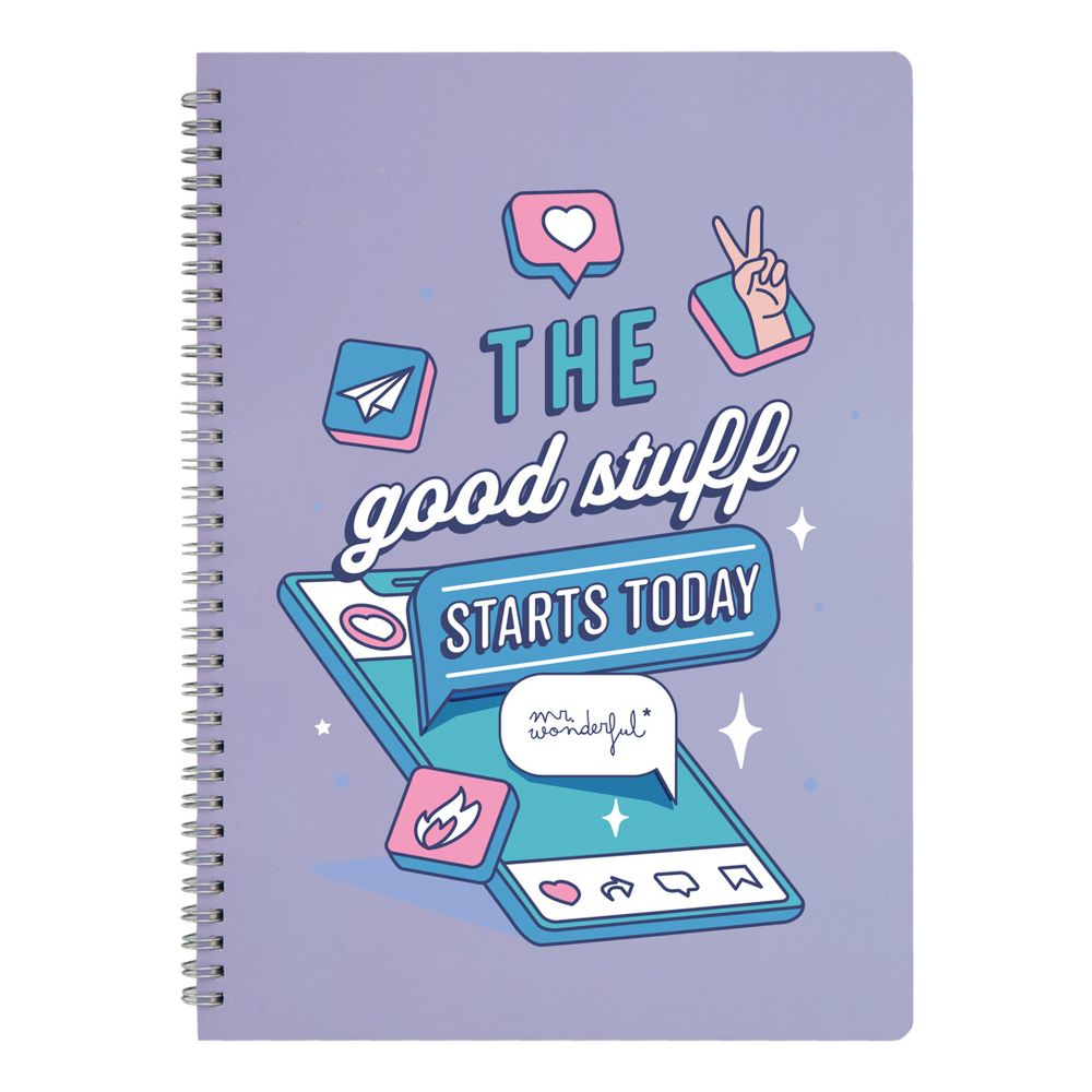 Mr. Wonderful Notebook - The Good Stuff Starts Today