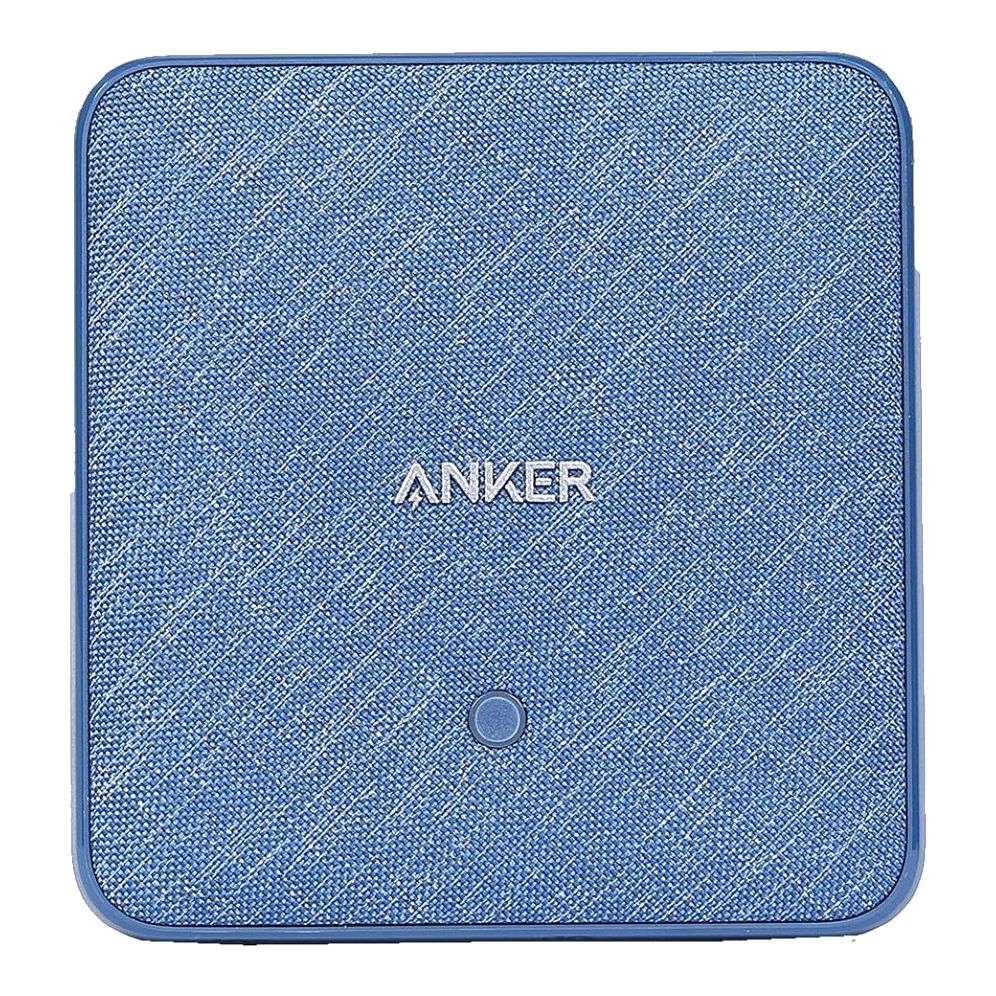 Anker Powerport Atom III Slim 4 Ports 65with Piq 3 Blue Fabric