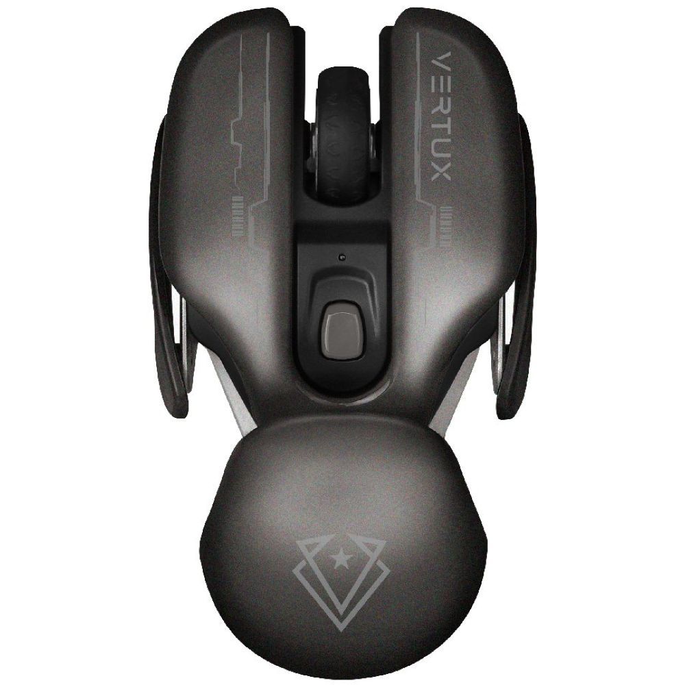 Vertux Glider Ergonomic Lightweight Skeleton Gaming Mouse Black