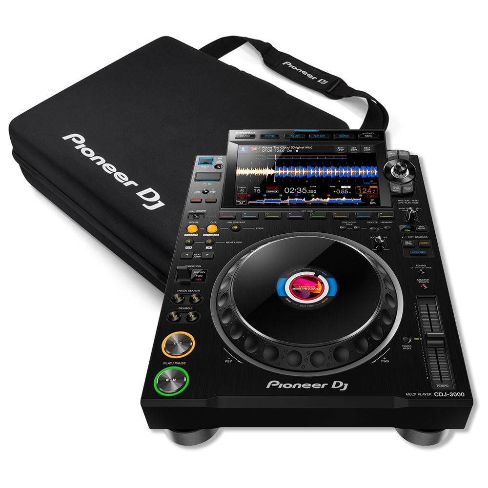 Pioneer DJ DJC-3000 Player Padded Travel Bag - Black
